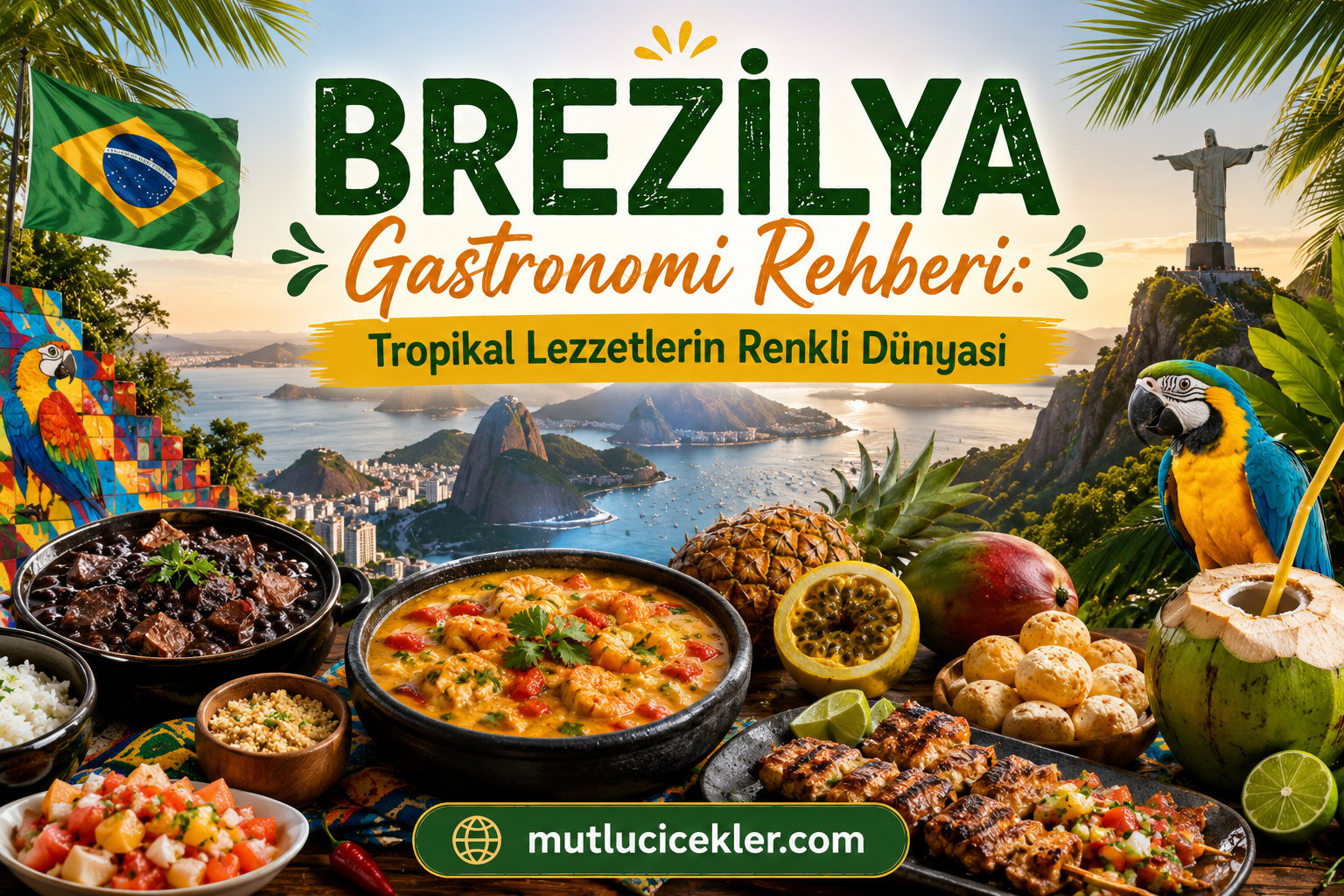 🌎🍲 Brezilya Gastronomi Rehberi: Tropikal Lezzetlerin Renkli Dünyası 🍲🌎