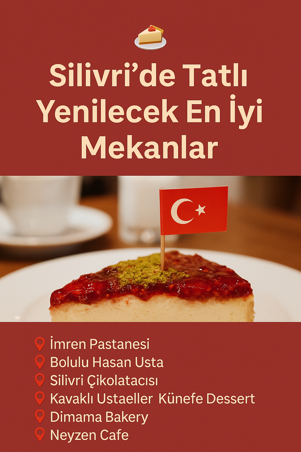 🍰 Silivri’de Tatlı Keyfi: En İyi Mekanlar Rehberi