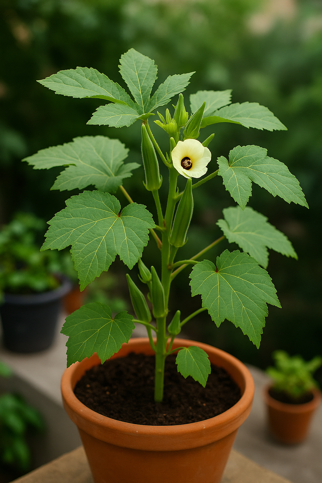 🌿 Saksıda Bamya Yetiştirilir mi? Evde Organik Bamya Yetiştirmenin Püf Noktaları