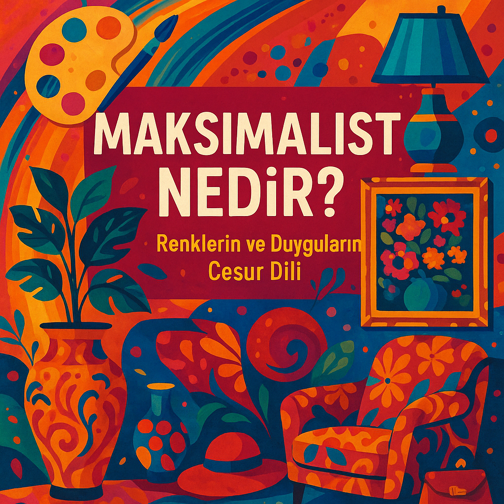 🎨 Maksimalist Nedir? Renklerin, Desenlerin ve Kişiliğin Cesur İfadesi