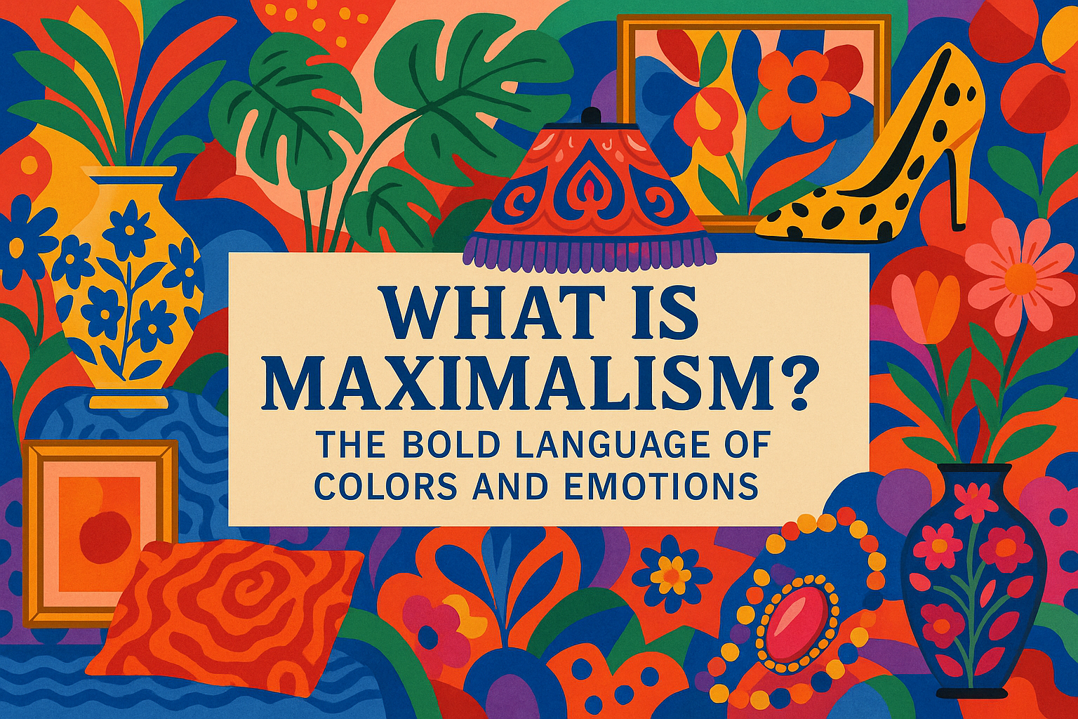 🎨 What Is Maximalism? The Bold Language of Colors and Emotions