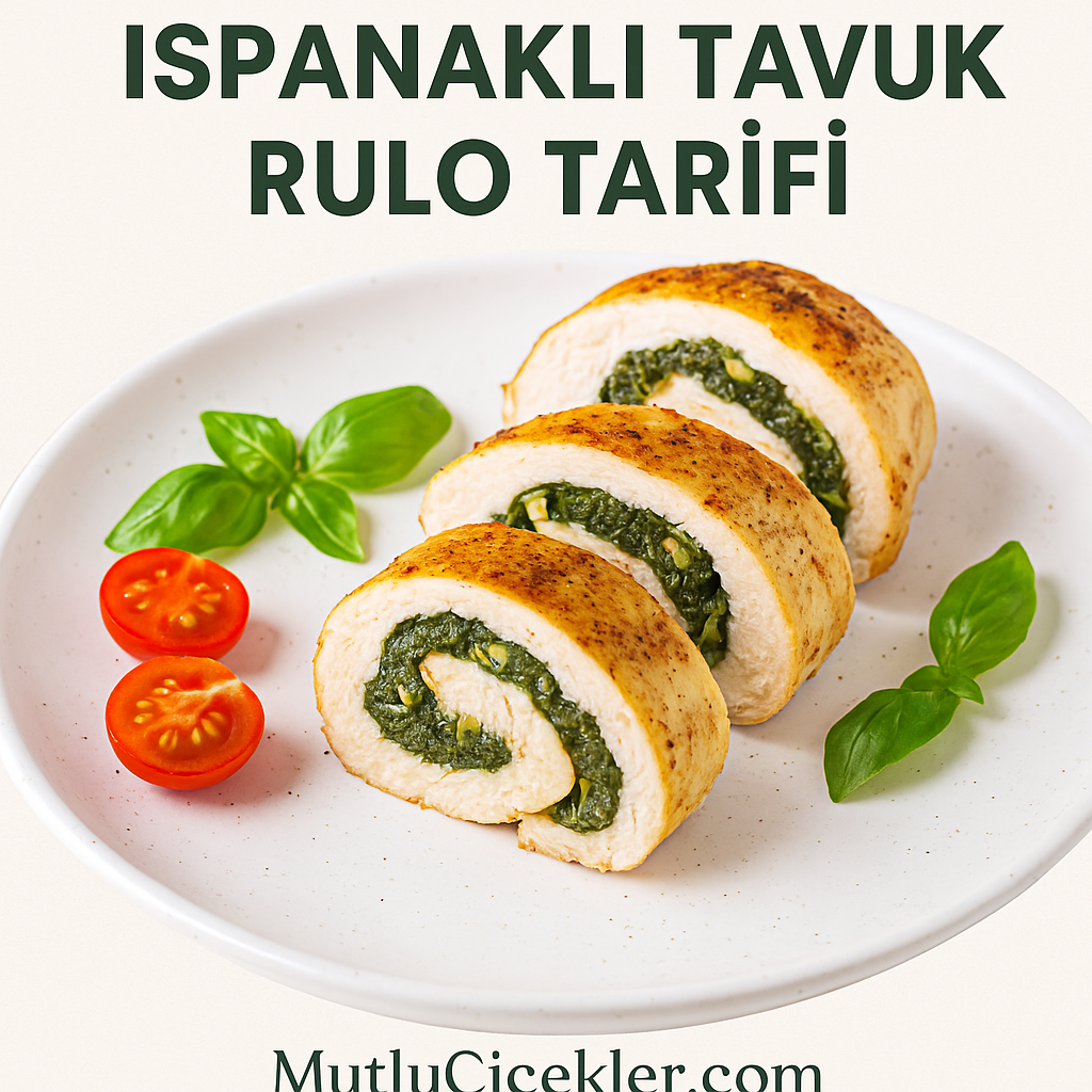 🥬 Ispanaklı Tavuk Rulo Tarifi: Lezzet ve Şıklığın Buluştuğu Sofralık Güzellik