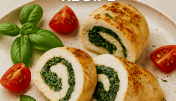 Spinach-Stuffed Chicken Roll Recipe