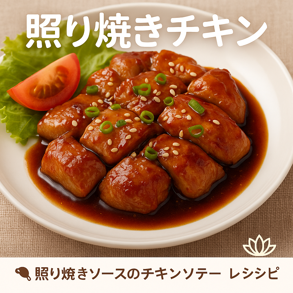 🍗 照り焼きソースのチキンソテー レシピ
