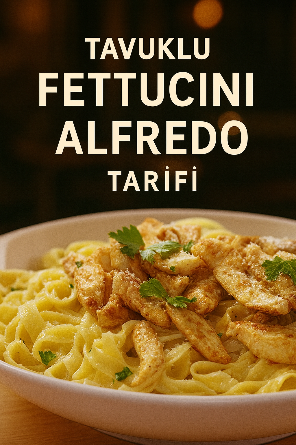 🍗 Tavuklu Fettucini Alfredo Tarifi