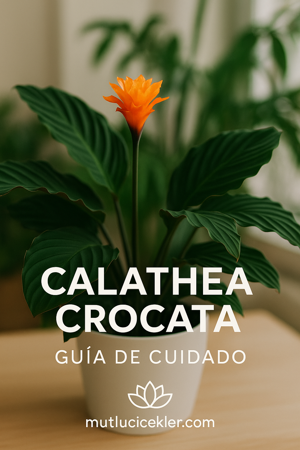 🌼 Guía de Cuidado de la Planta Calathea Crocata: La Llama Eterna del Hogar