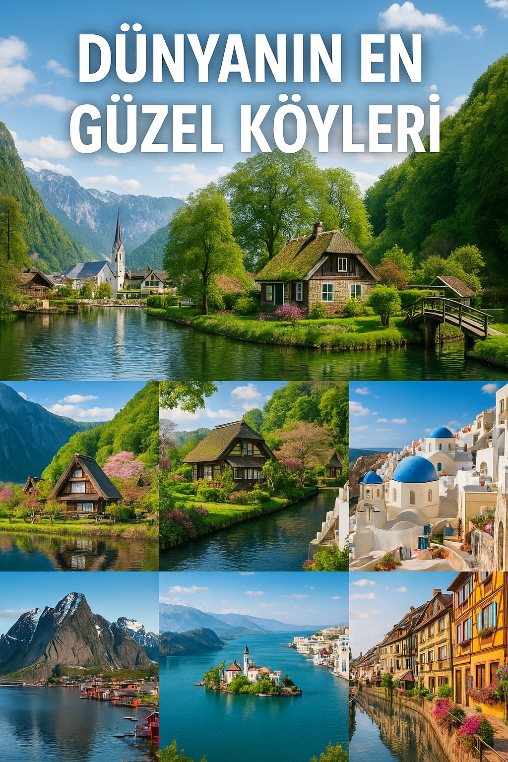🌍 Dünyanın En Güzel Köyleri: Masalsı Atmosferleriyle Gezginlerin Gözdesi