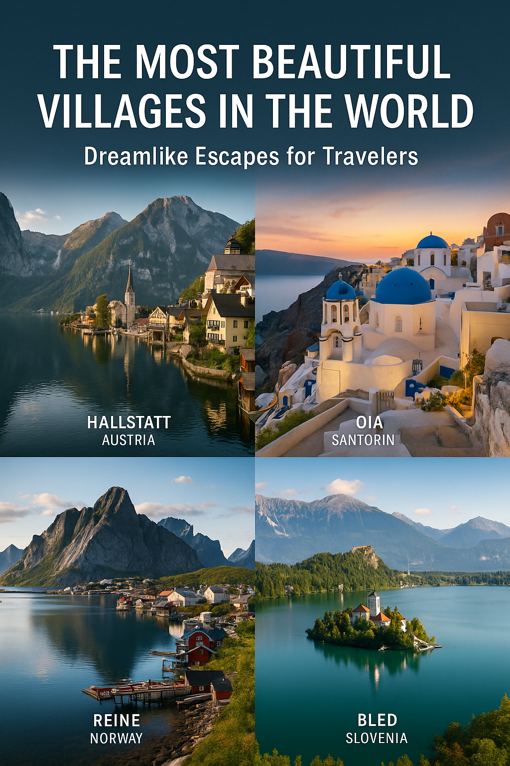 🌍 The Most Beautiful Villages in the World: Dreamlike Escapes for Travelers