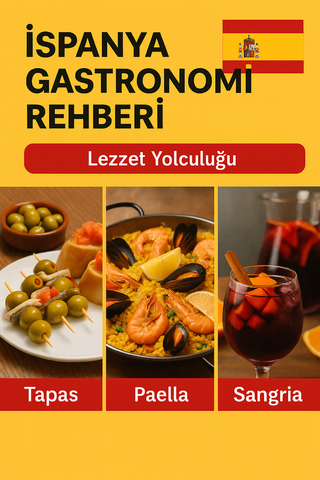 🌍🍷 İspanya Gastronomi Rehberi: Tapas’tan Paella’ya Lezzet Yolculuğu 🍷🌍