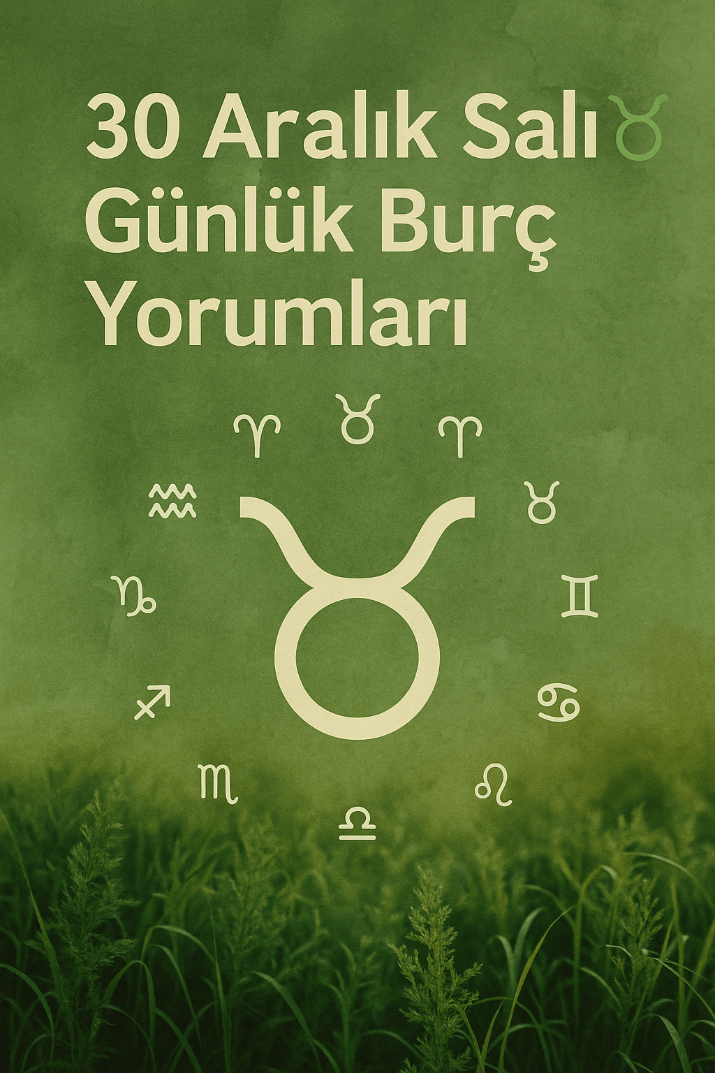 🔮 30 Aralık Salı Günlük Burç Yorumları: Ay Boğa Burcunda, Huzur ve İstikrar Arayışı Başlıyor!
