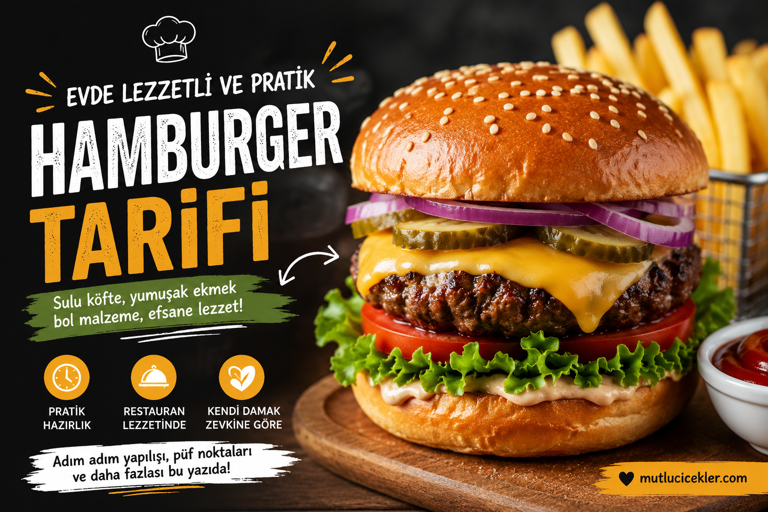 Hamburger Tarifi: Evde Lezzetli ve Pratik Hamburger Yapımı