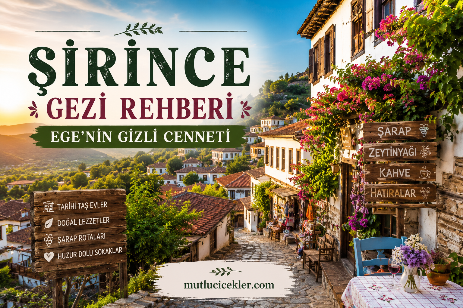 🏡 Şirince Gezi Rehberi: Ege’nin Gizli Cenneti 🍇🌸