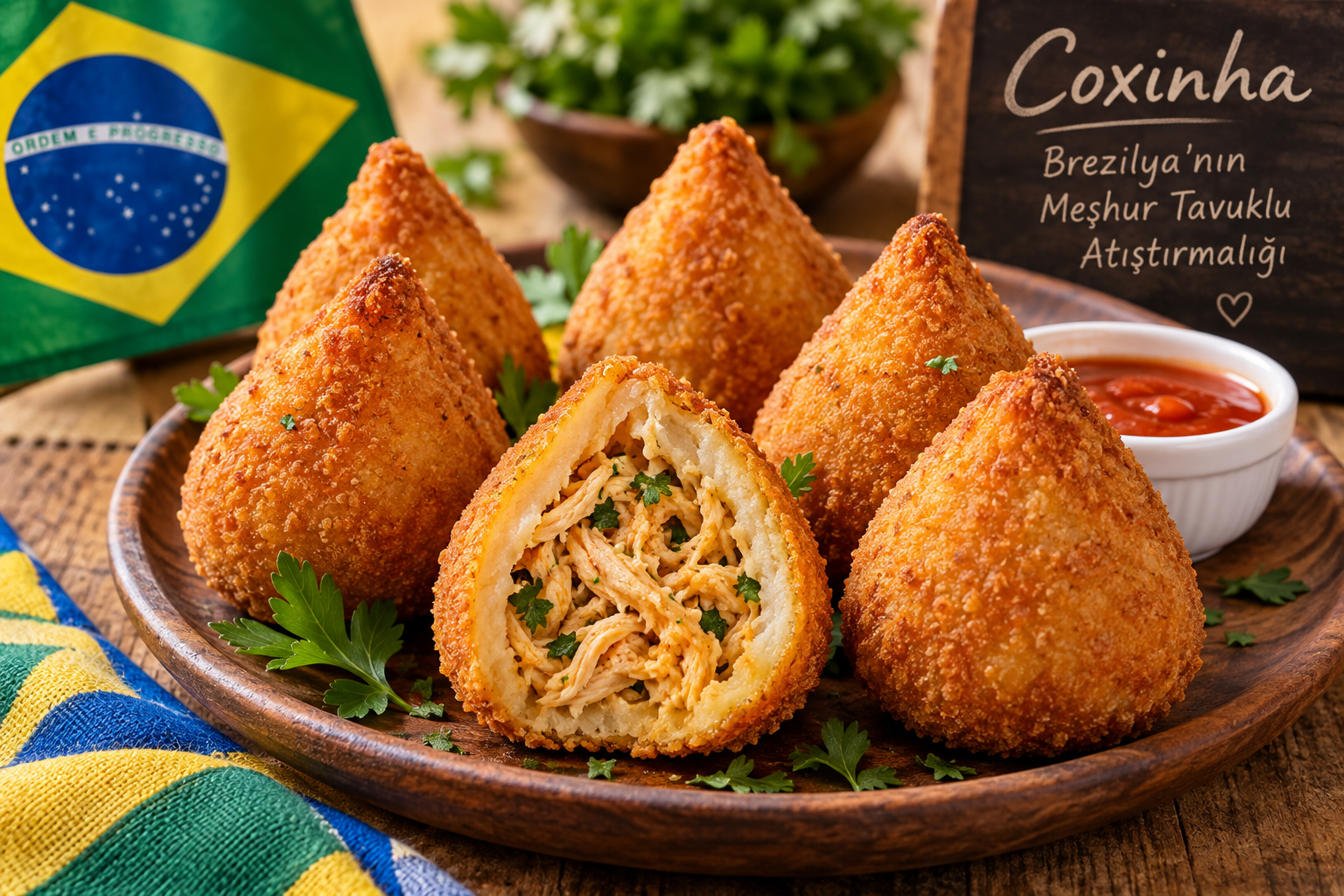 Coxinha Tarifi: Brezilya’nın Meşhur Tavuklu Atıştırmalığı