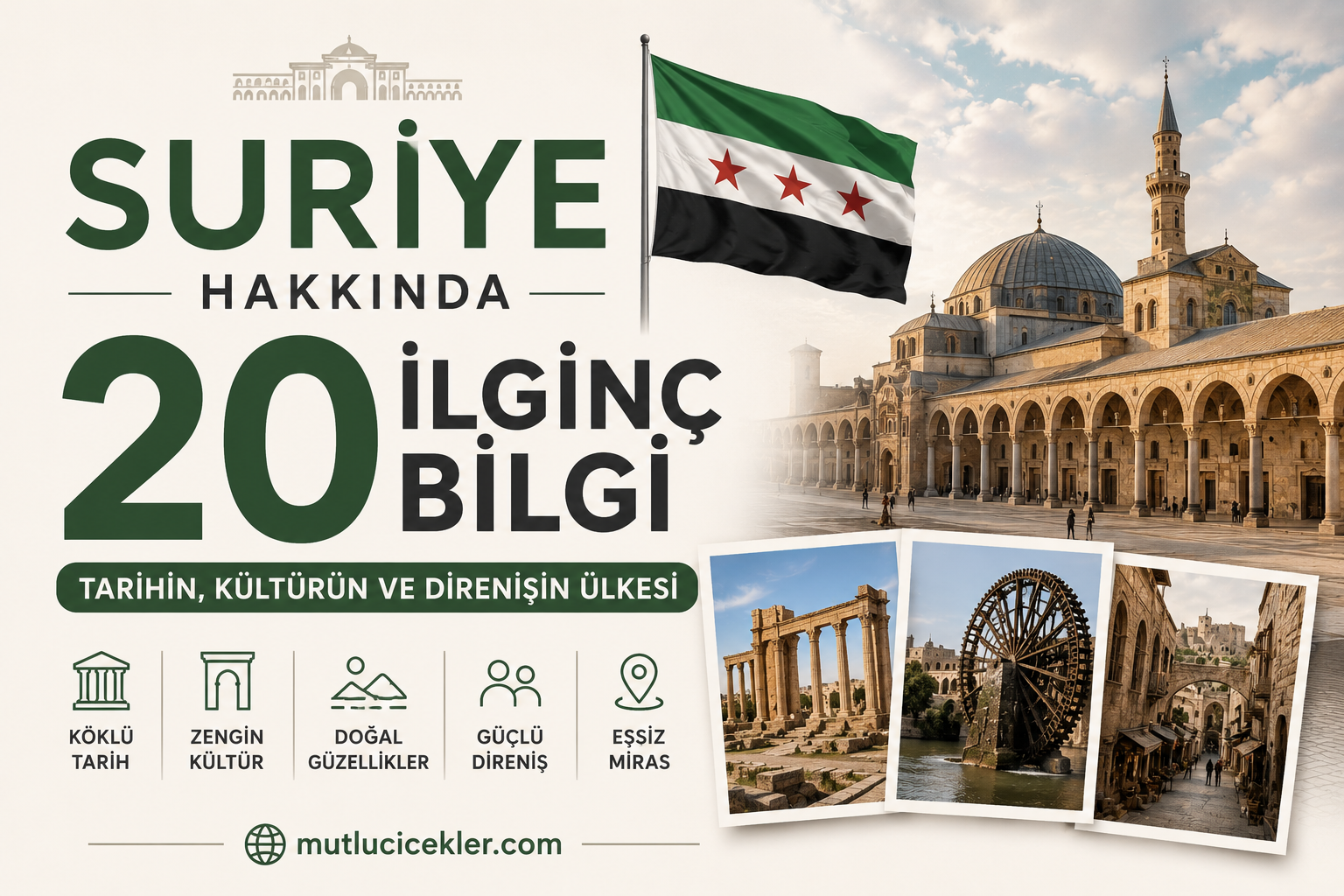 🇸🇾 Suriye Hakkında 20 İlginç Bilgi 🏺 | Tarihin, Kültürün ve Direnişin Ülkesi