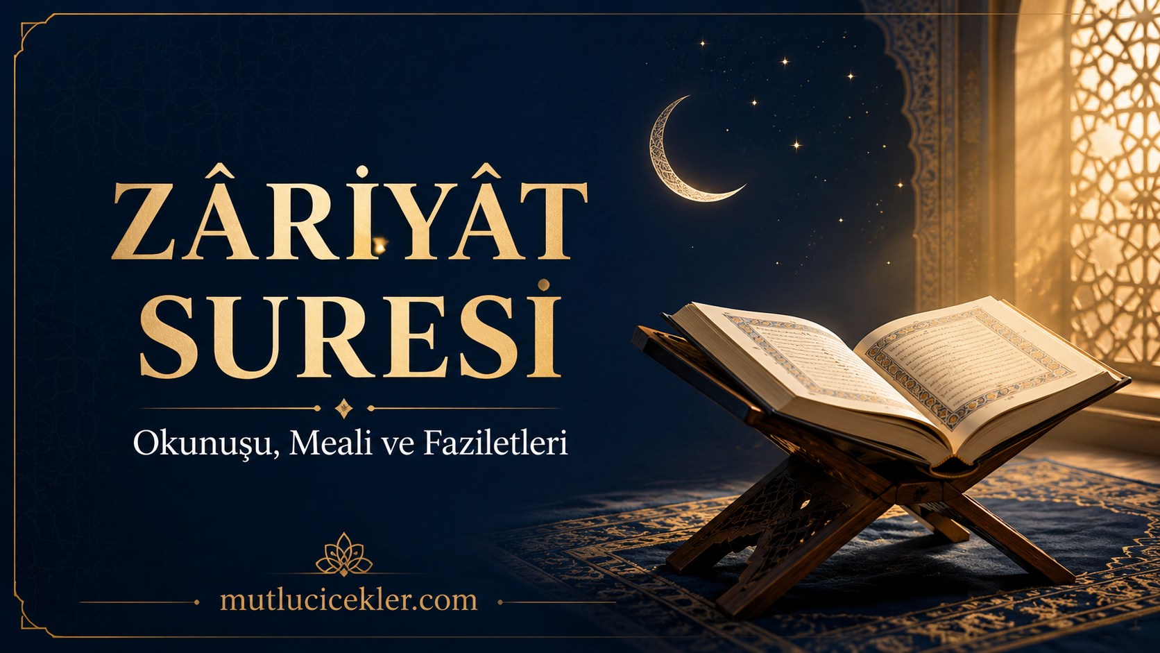 Zâriyât Suresi Türkçe okunuşu, meali, konusu ve faziletleri