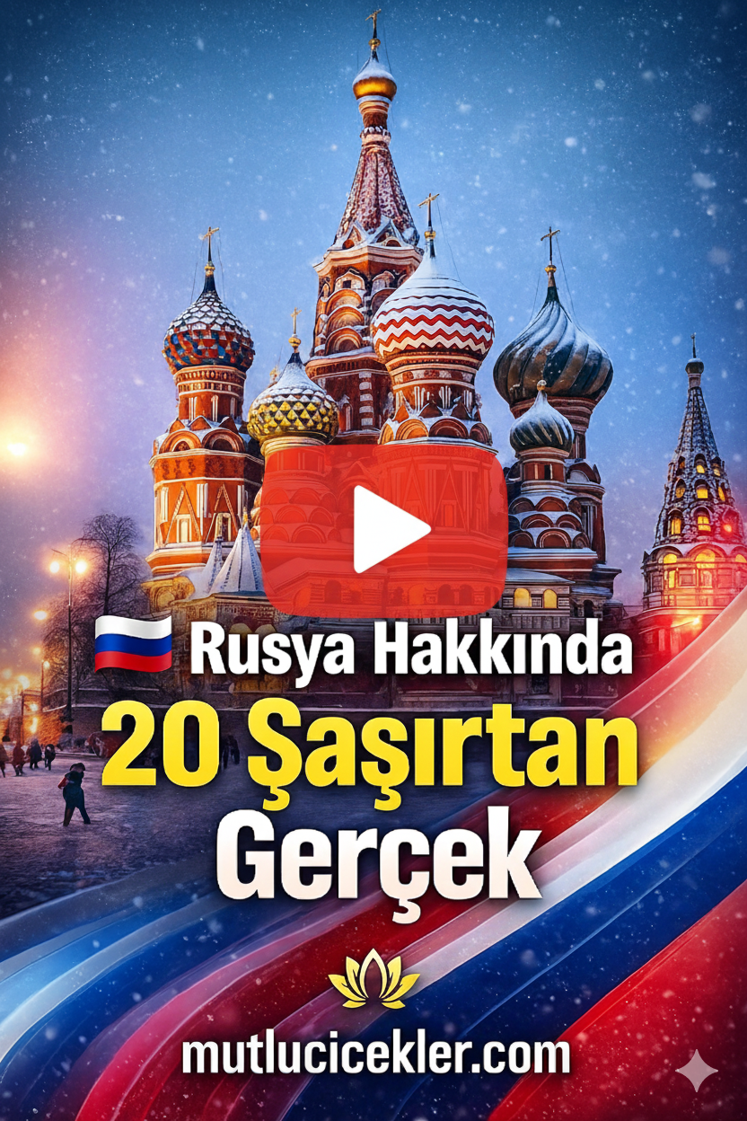 🇷🇺 Rusya Hakkında 20 Şaşırtıcı Gerçek – YouTube Shorts Videom Yayında!