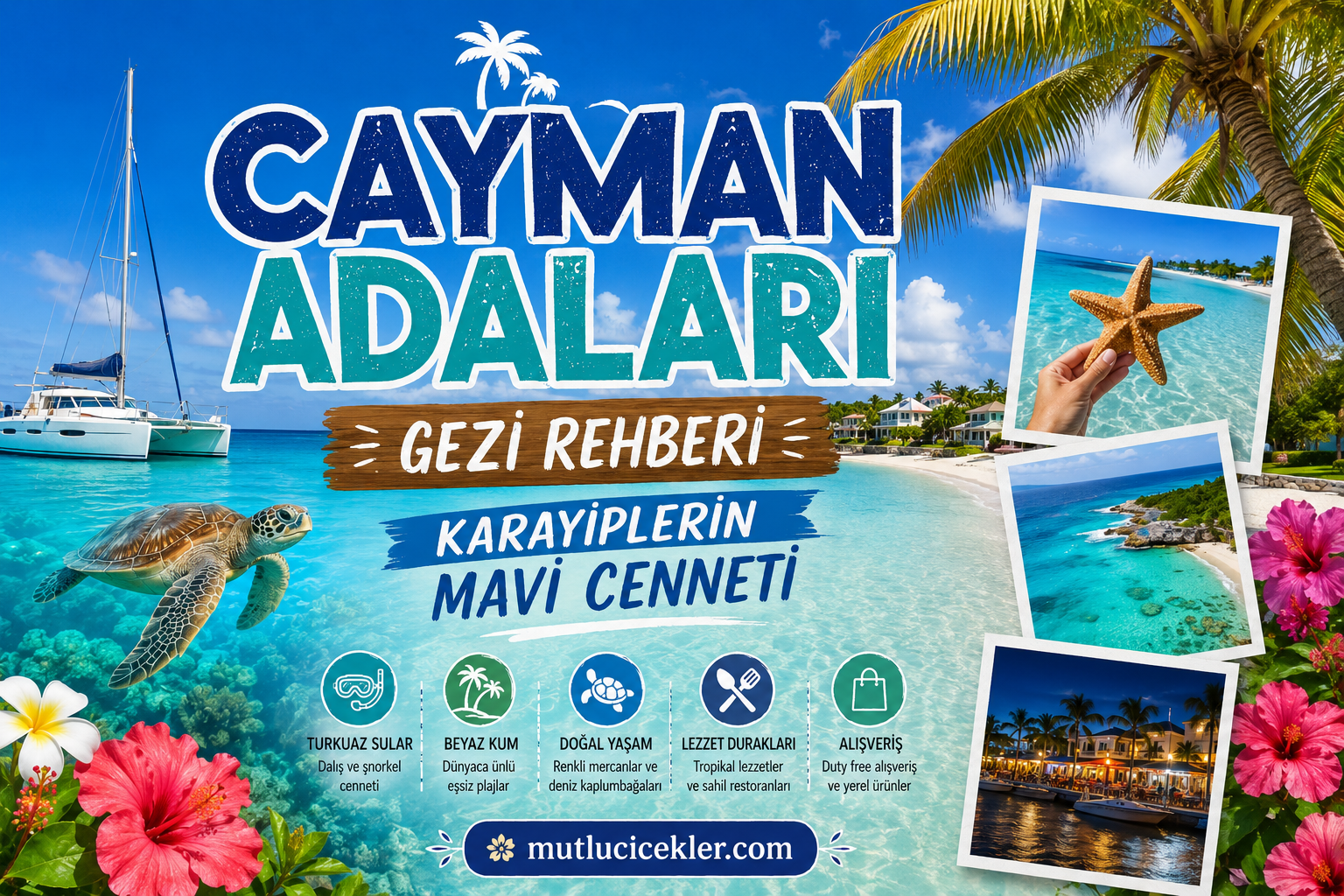 🇰🇾 Cayman Adaları Gezi Rehberi: Karayiplerin Mavi Cenneti