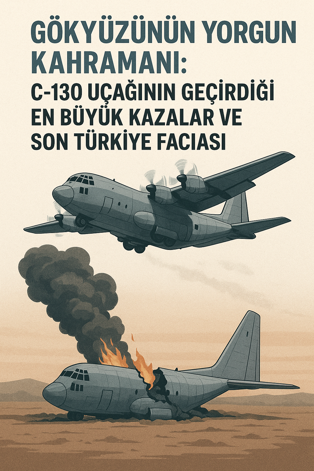 🛫 Gökyüzünün Yorgun Kahramanı: C-130 Uçağının Geçirdiği En Büyük Kazalar ve Son Türkiye Faciası 🌍