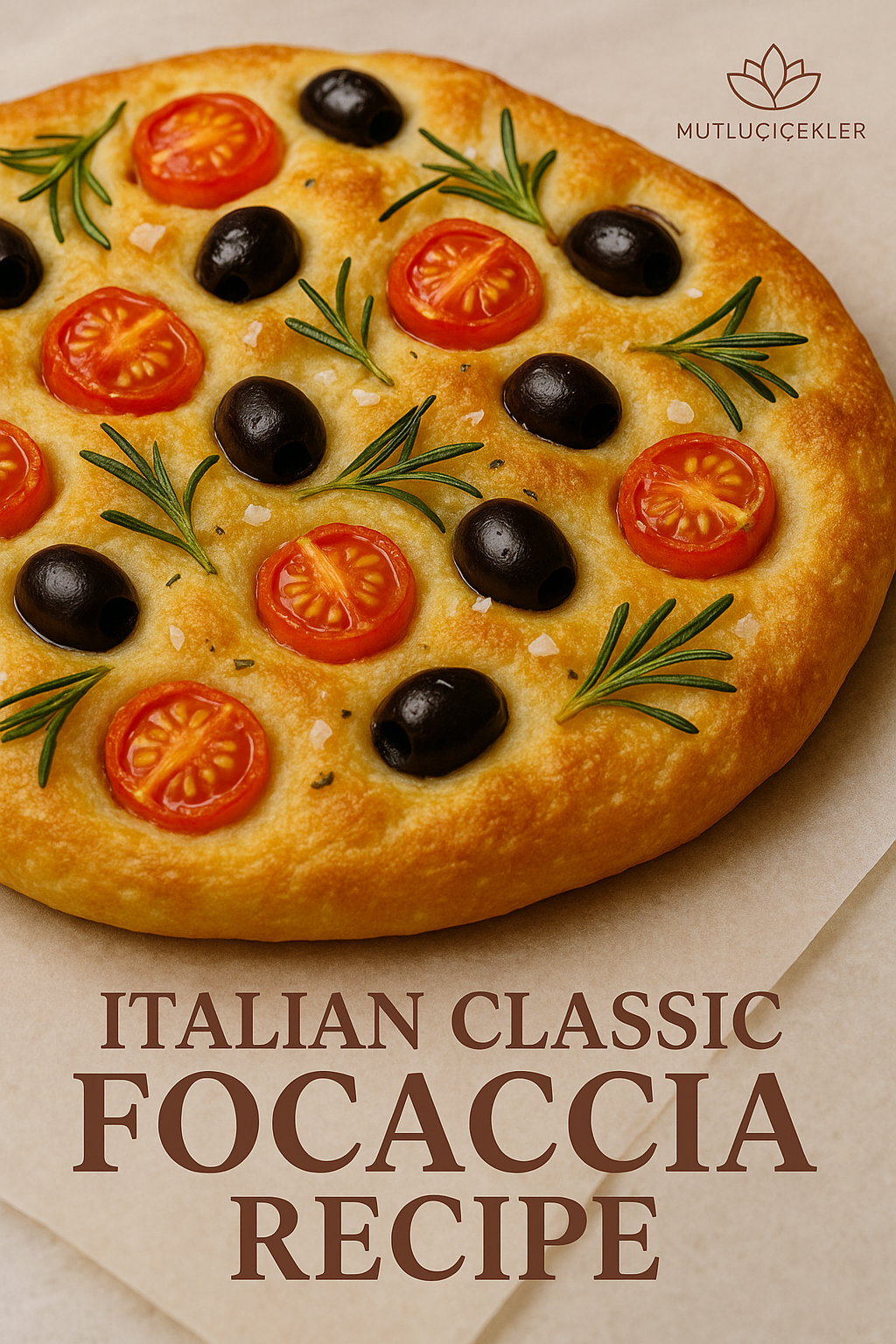 🫓 Italian Classic Focaccia Recipe – Soft, Fluffy & Full of Flavor