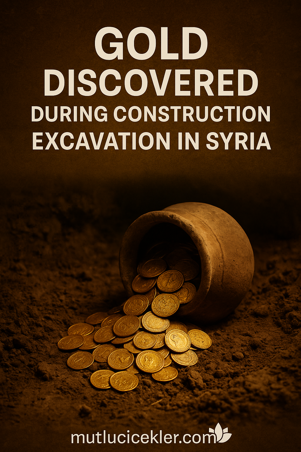 🏺 Gold Discovered During Construction Excavation in Syria: A Mysterious Find That Shocked the Region
