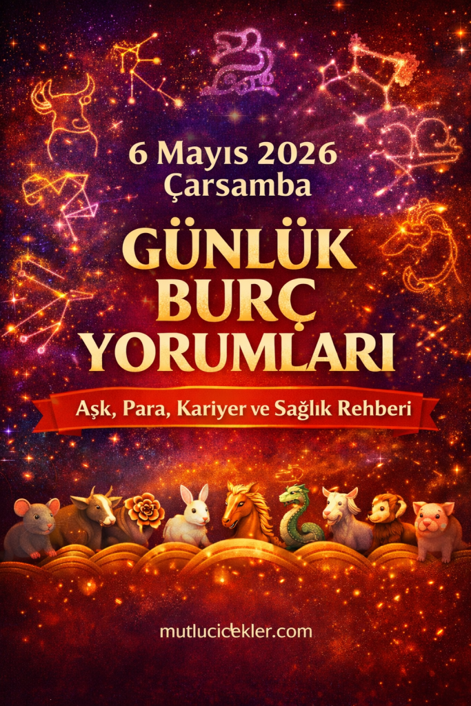 🌟 6 Mayıs 2026 Çarşamba Günlük Burç Yorumları | Aşk, Para, Kariyer ve Sağlık Rehberi