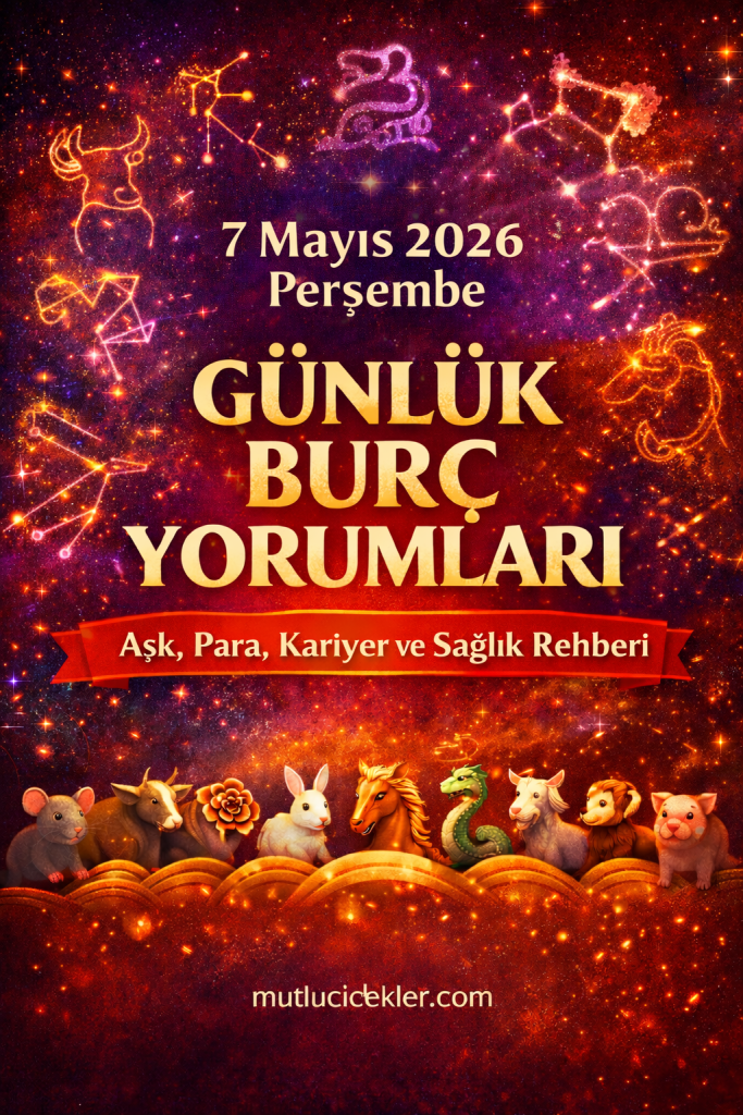 🌟 7 Mayıs 2026 Perşembe Günlük Burç Yorumları | Aşk, Para, Kariyer ve Sağlık Rehberi