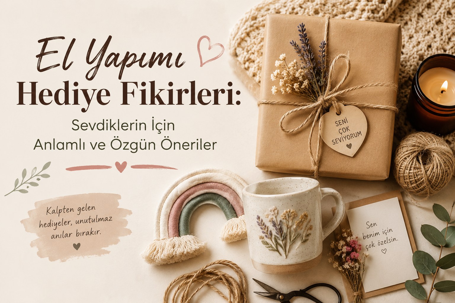 El yapımı hediye önerileri ve ilham