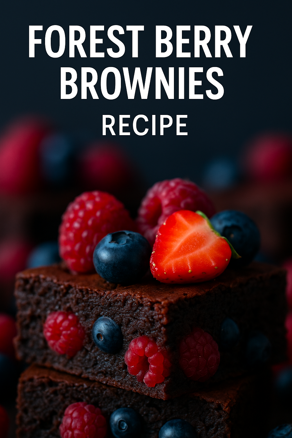 🍓 Forest Berry Brownies Recipe: A Fruity Twist on a Classic Dessert