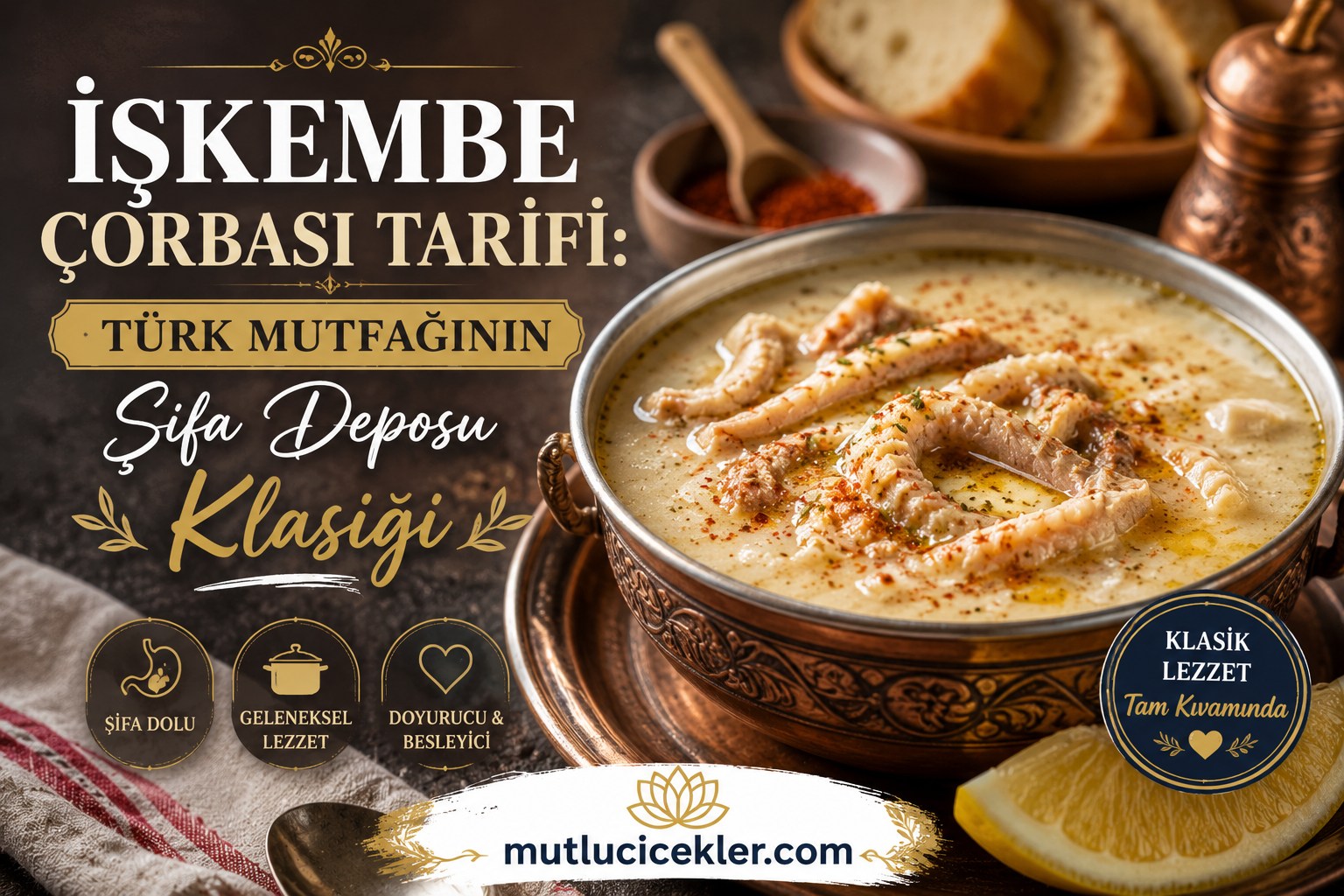 İşkembe çorbası tarifinin klasiği