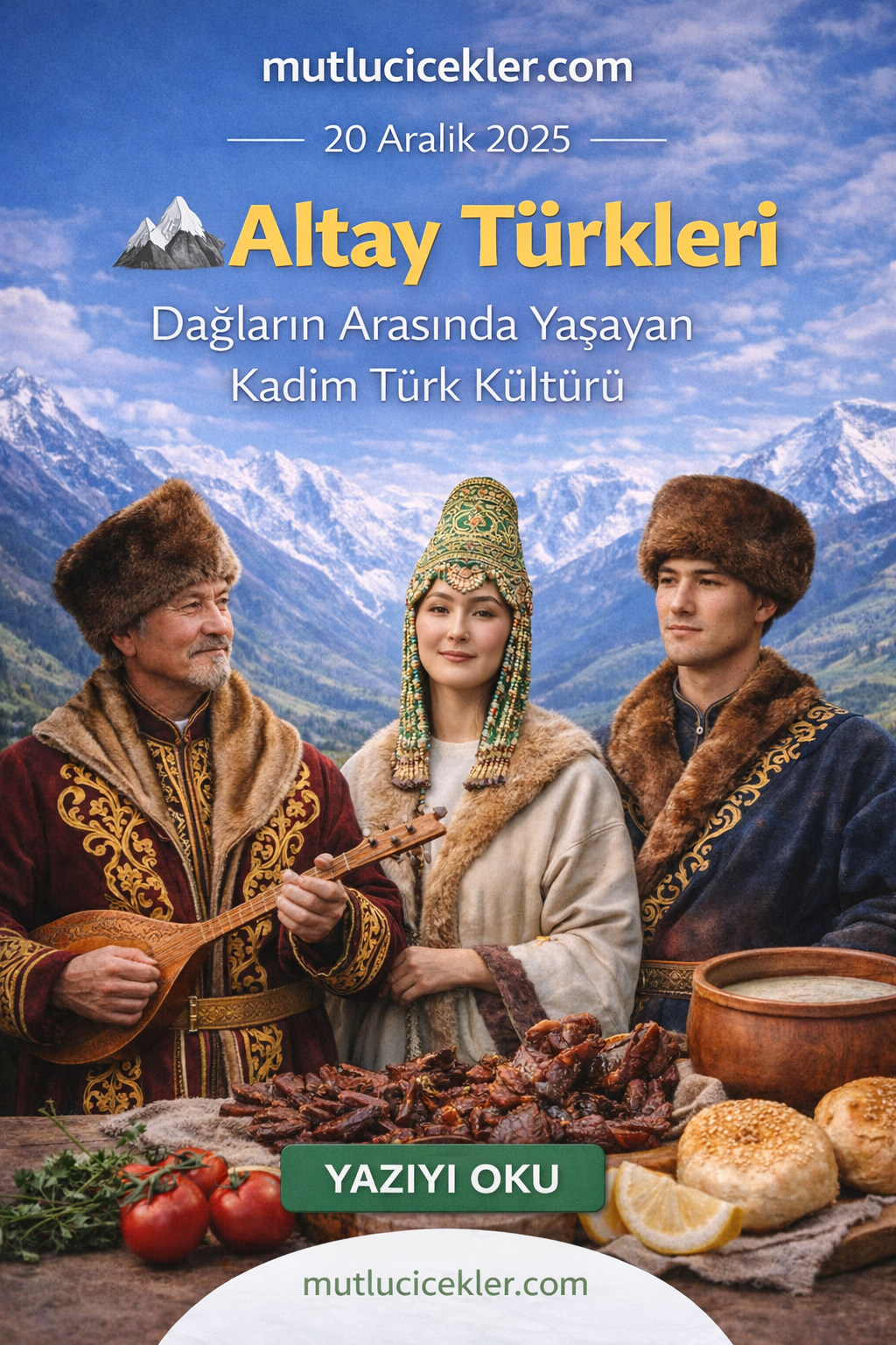 🏔️ Altay Türkleri: Dağların Arasında Yaşayan Kadim Türk Kültürü