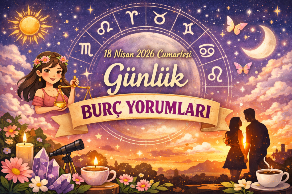 🌟 18 Nisan 2026 Cumartesi Günlük Burç Yorumları | Bugün Seni Neler Bekliyor?