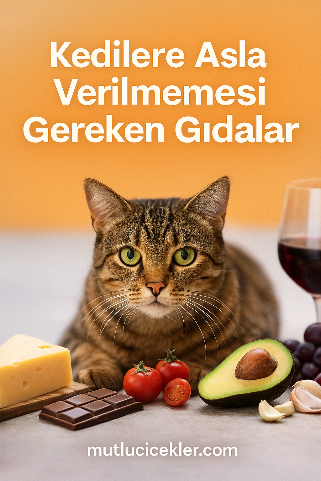 🐾 Kedilere Asla Verilmemesi Gereken Gıdalar | Sessiz Tehlikelere Dikkat!