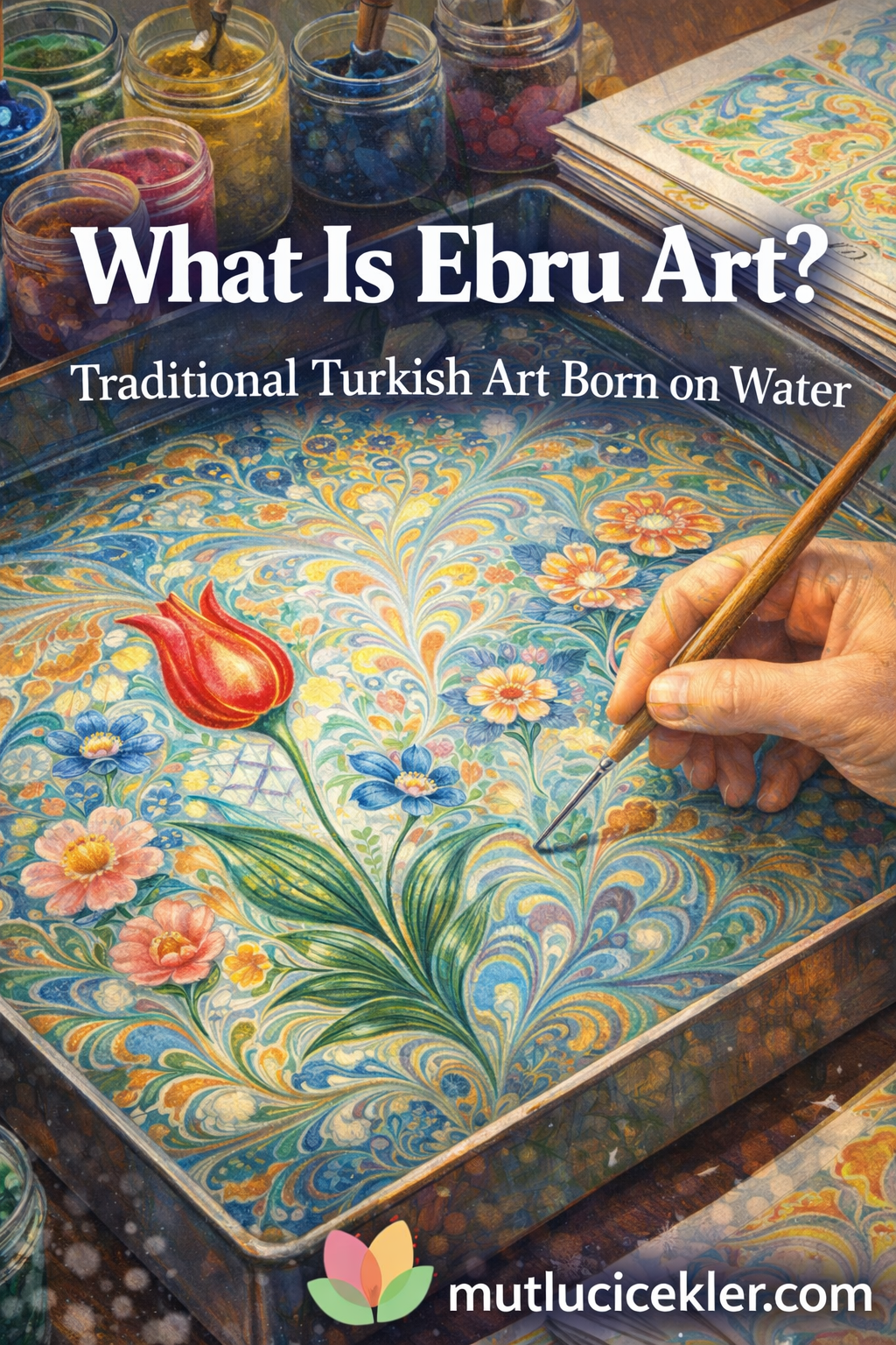 🎨 What Is Ebru Art? The Traditional Turkish Art Born on Water