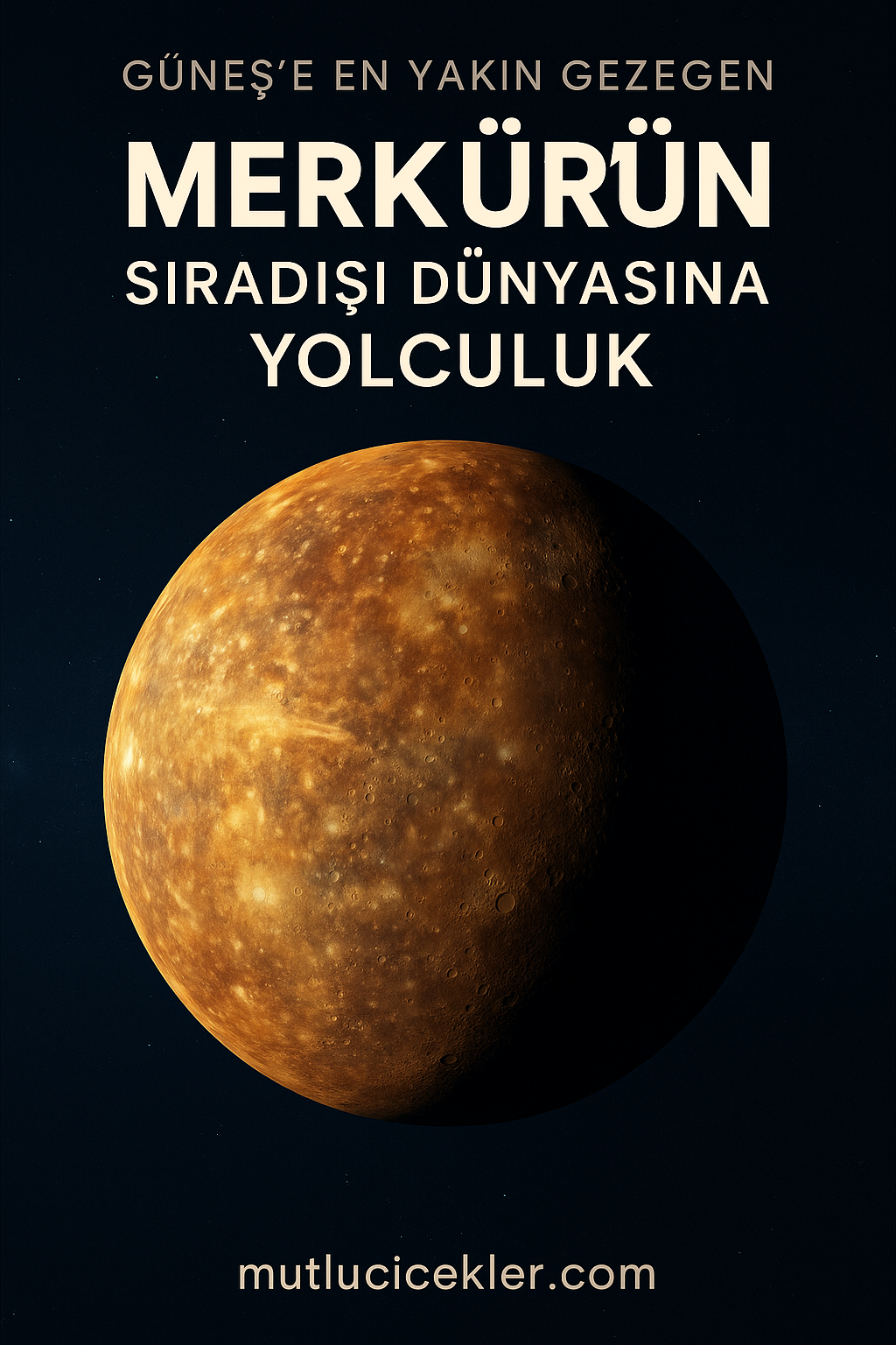 ☄️ Güneş’e En Yakın Gezegen: Merkür’ün Sıradışı Dünyasına Yolculuk