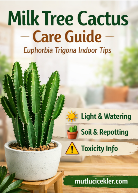 🌵 Milk Tree Cactus Care Guide: How to Grow and Maintain Euphorbia Trigona Indoors