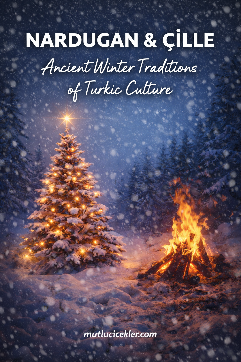 🌲❄️ Nardugan and Çille: Symbols of Winter, Renewal, and Hope in Turkic Culture