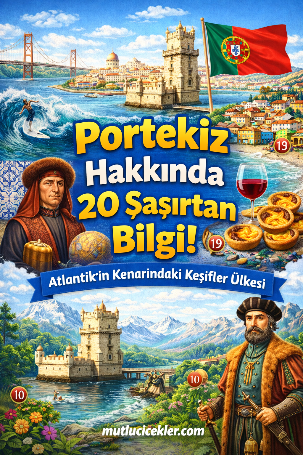 🇵🇹 Portekiz Hakkında 20 Şaşırtan Bilgi: Atlantik’in Kenarındaki Keşifler Ülkesi
