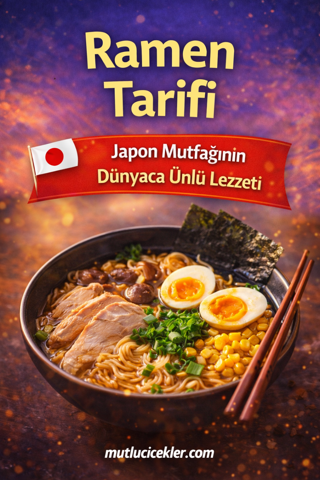 🍜 Ramen Tarifi : Japon Mutfağının Dünyaca Ünlü Lezzeti