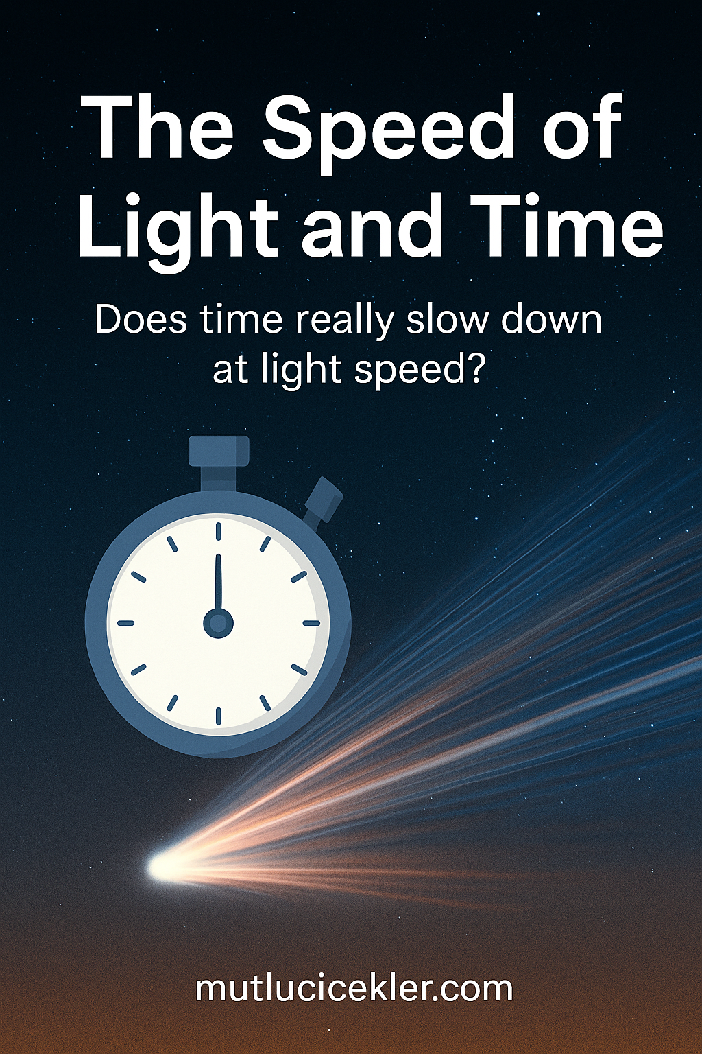 🌌 The Relationship Between the Speed of Light and Time: Does Time Really Slow Down at Light Speed?