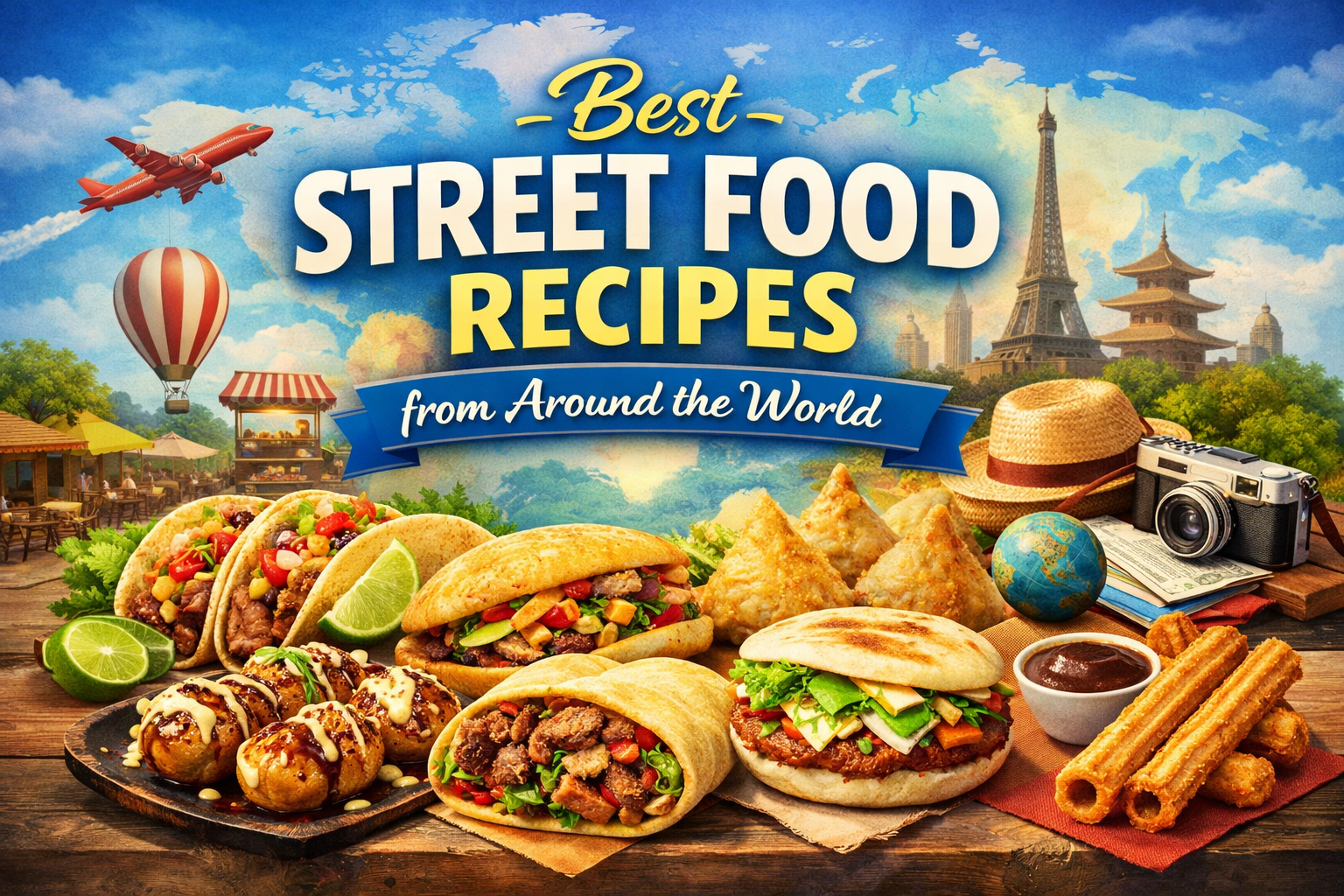 🌍 Best Street Food Recipes from Around the World