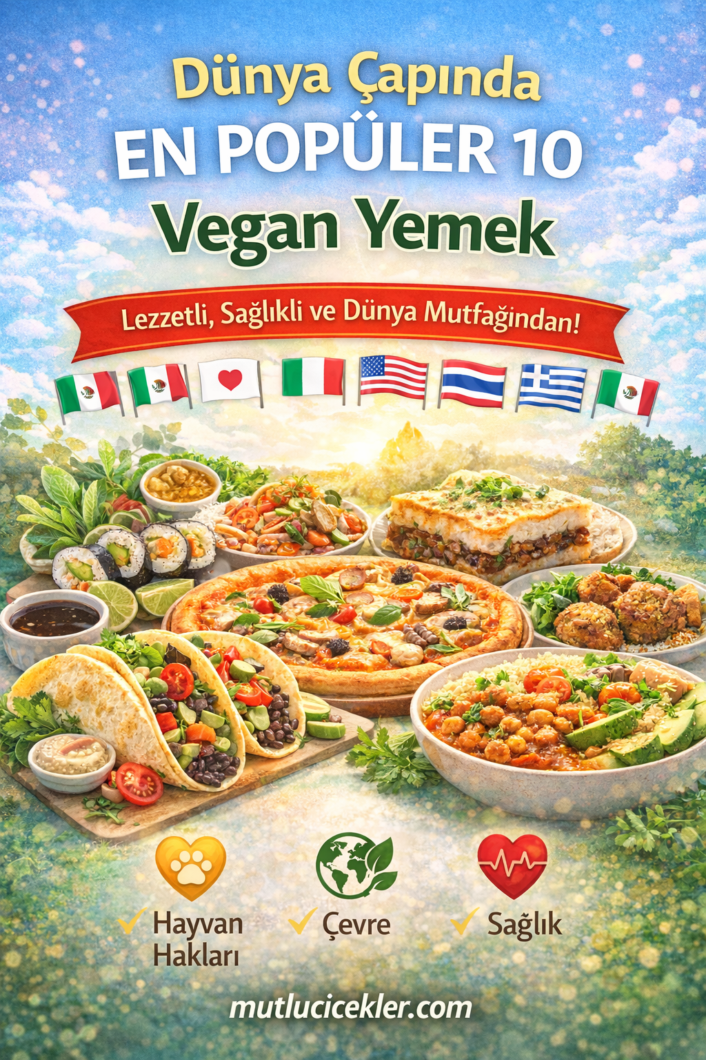 Dünya Çapında En Popüler Vegan Yemek Tarifleri