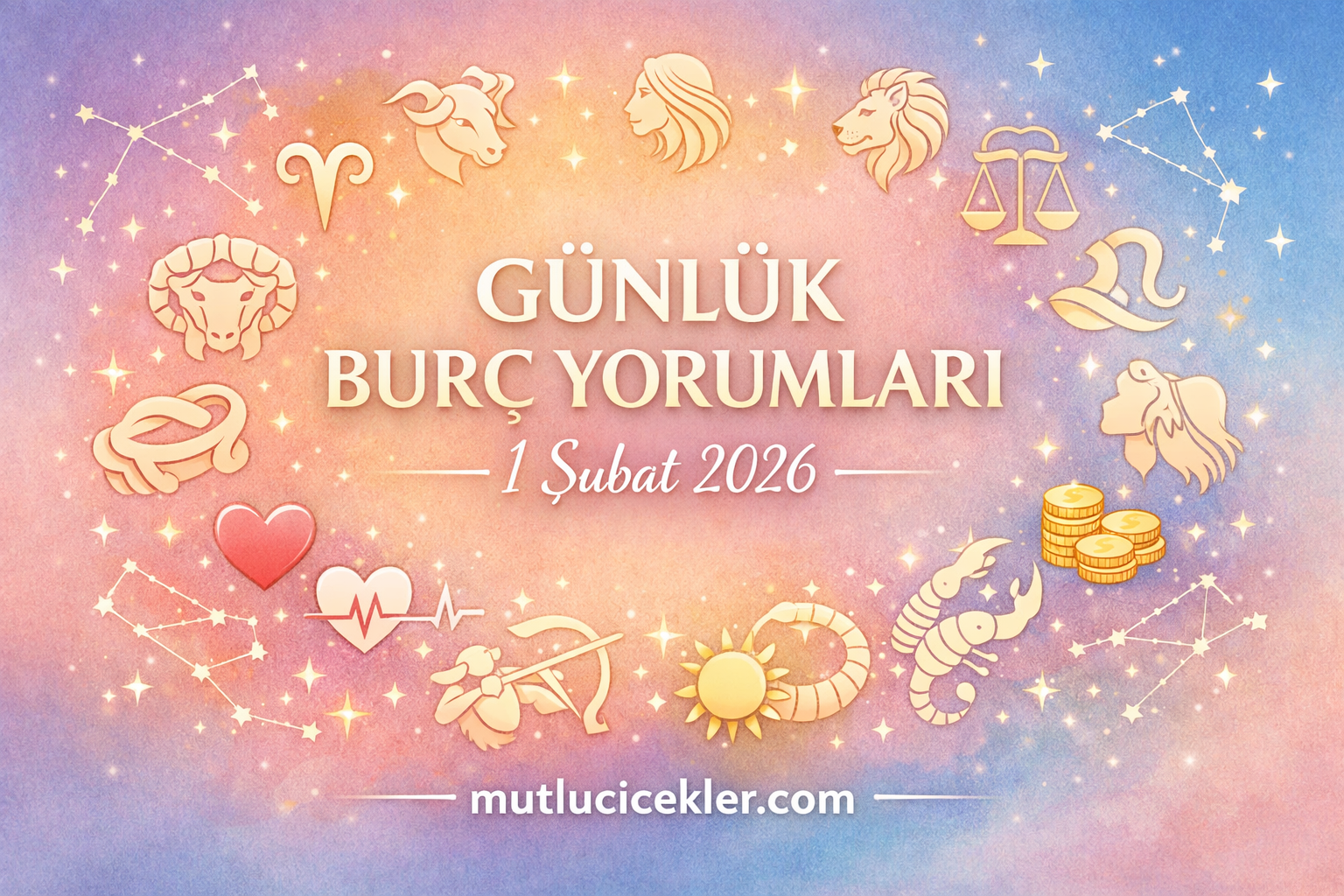 🌟 1 Şubat 2026 Pazar Günlük Burç Yorumları | Aşk, Para, Sağlık ve Enerji Durumları 🌟