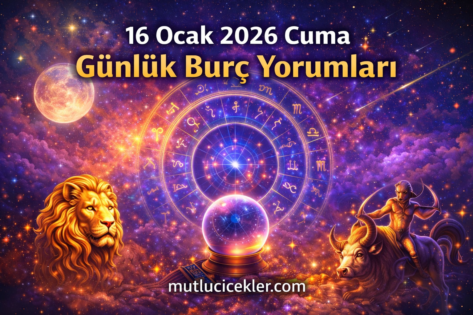 🌟 16 Ocak 2026 Cuma Günlük Burç Yorumları | Aşk, Para, Sağlık ve Günün Enerjisi