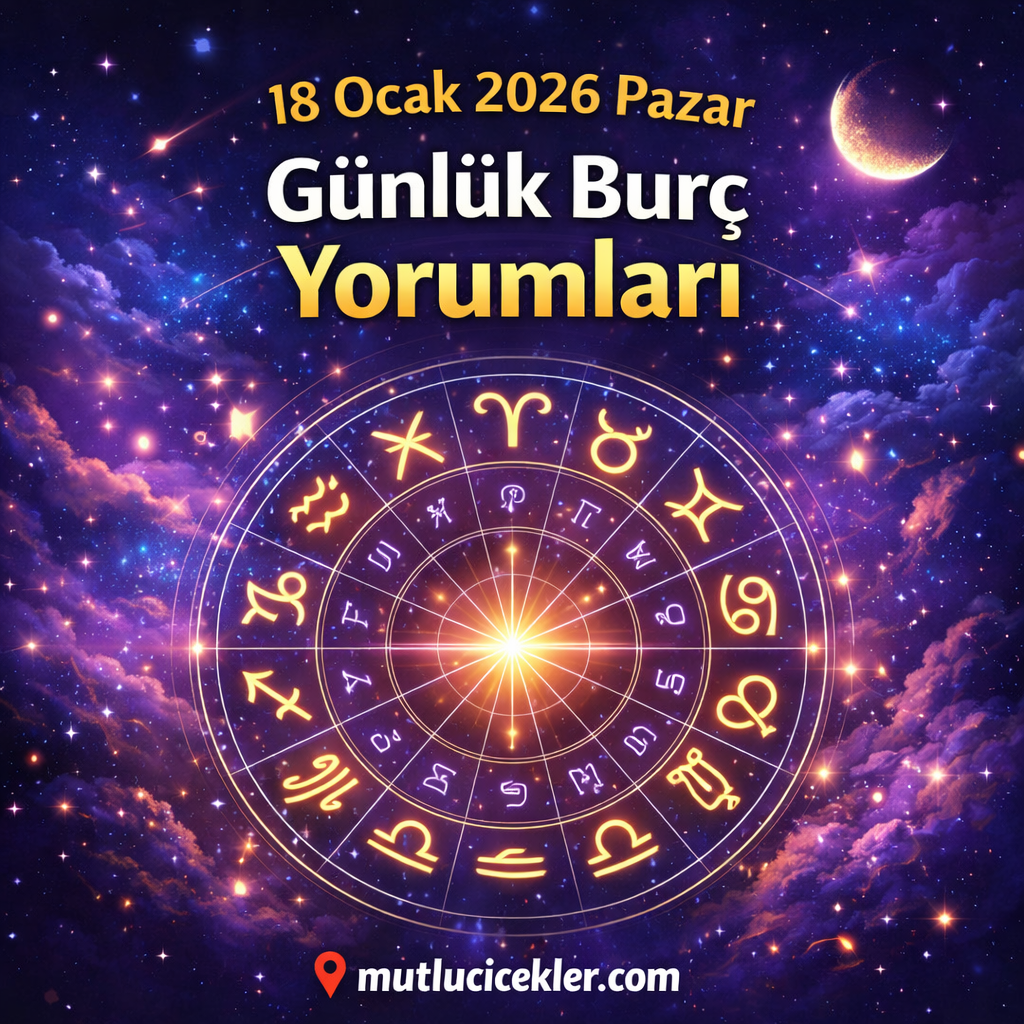 🔮 18 Ocak 2026 Pazar Günlük Burç Yorumları | Aşk, Para, Sağlık ve Günün Enerjisi