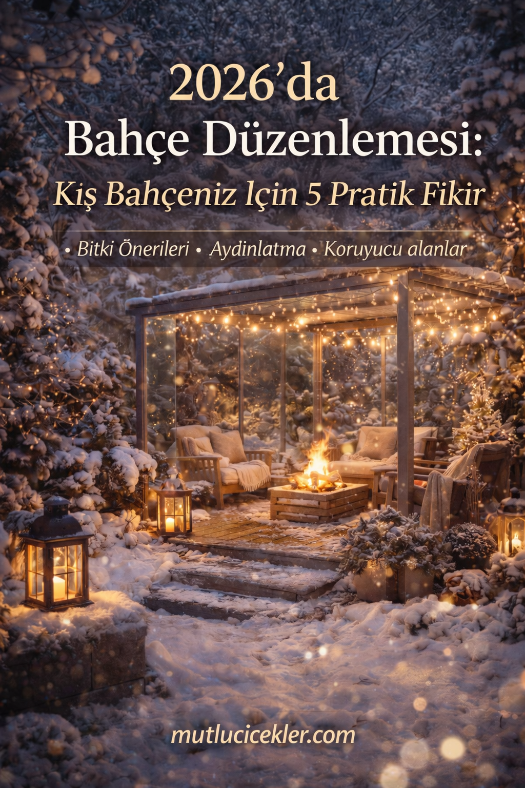 2026’da Bahçe Düzenlemesi: Kış Bahçeniz İçin 5 Pratik Fikir