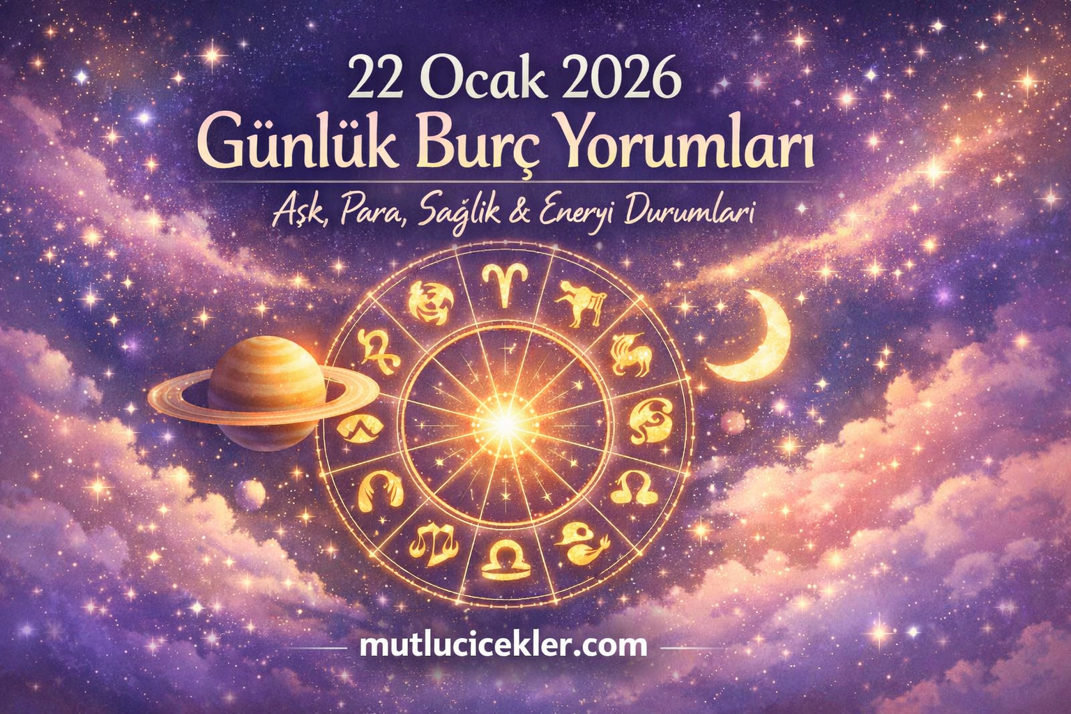 🌟 22 Ocak 2026 Perşembe Günlük Burç Yorumları | Aşk, Para, Sağlık ve Enerji Durumları 🌟