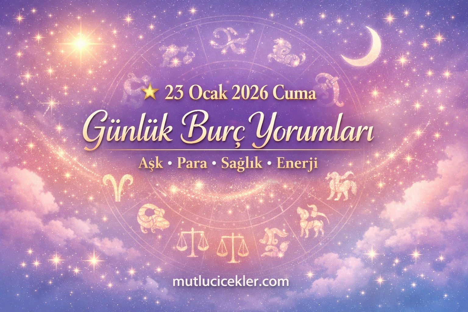 🌟 23 Ocak 2026 Cuma Günlük Burç Yorumları | Aşk, Para, Sağlık ve Enerji Durumları 🌟