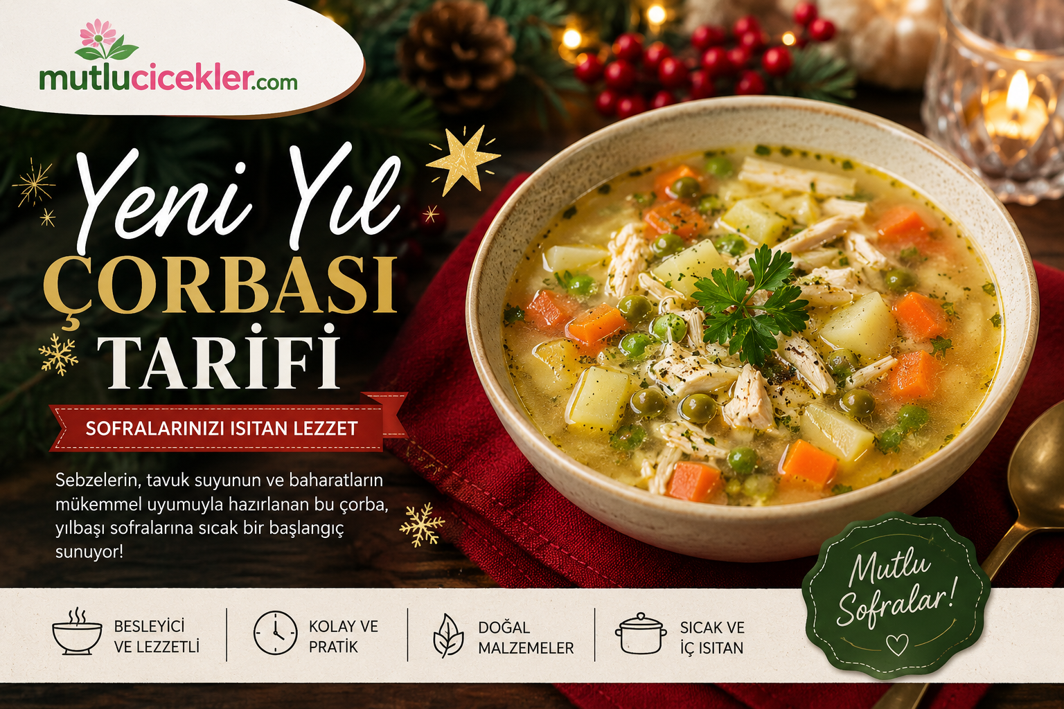 Yeni Yıl Çorbası Tarifi: Sofralarınızı Isıtan Lezzet