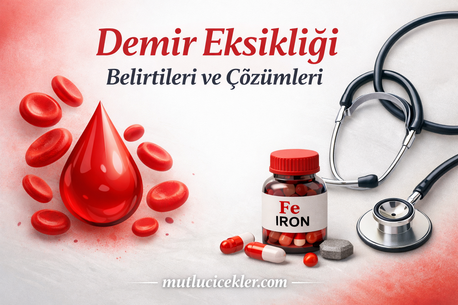 🩸 Demir Eksikliği Belirtileri ve Çözümleri: Vücudunuzun Verdiği Sessiz Uyarılar