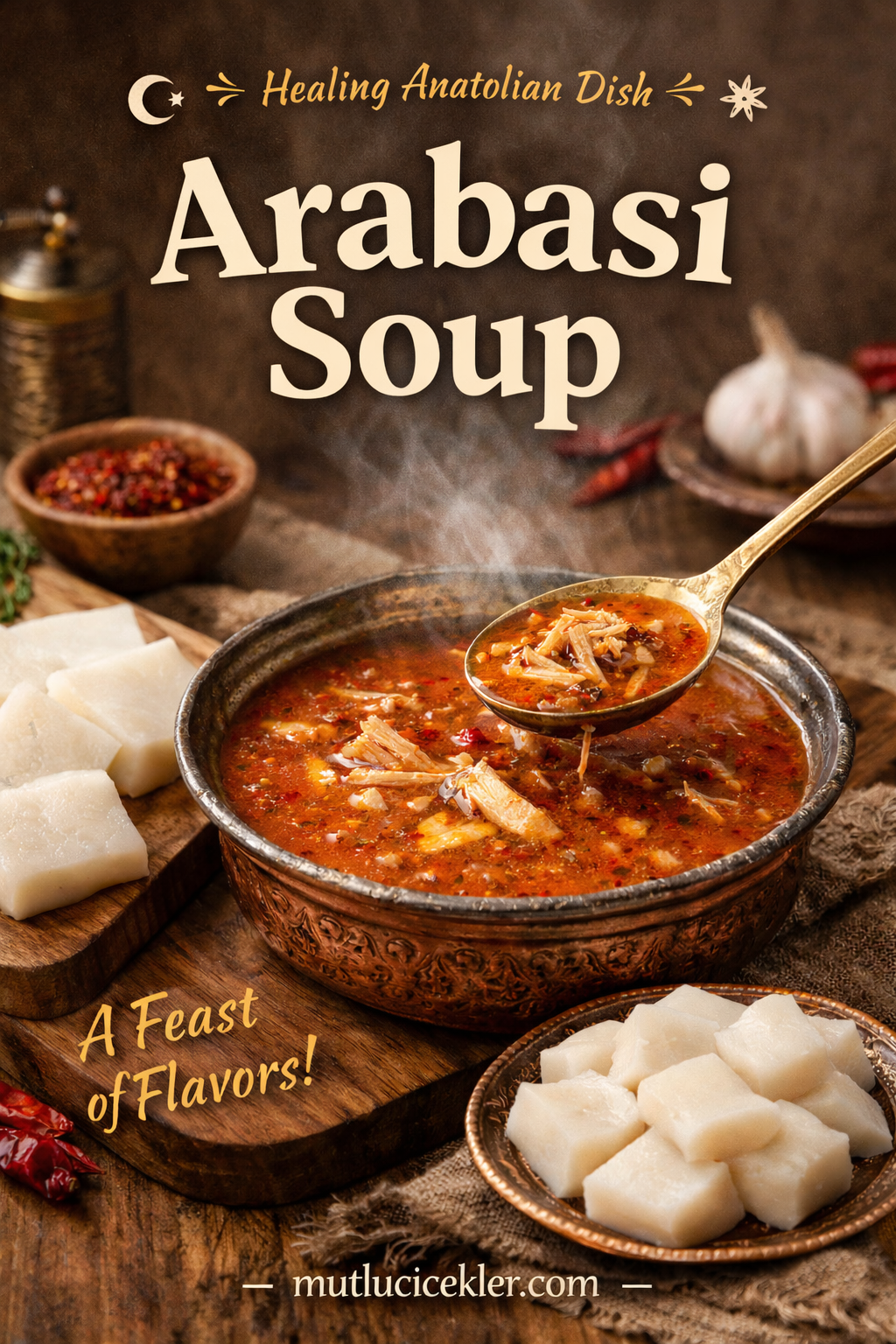 🍲 Arabasi Soup Recipe: A Traditional Anatolian Winter Comfort Dish
